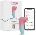 Lovense Stimulator Clitoris Lovense Tenera 2 Bluetooth Control, Free App, IPX7, Silicon, Roz/Albastru Vibrator