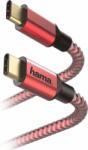 Hama Reflect USB-C apa - USB-C apa Adat és töltő kábel - Piros (1.5m) (183289)
