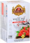 BASILUR Ceai alb, White Tea Strawberry Vanilla, 25 plicuri, Basilur