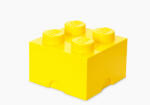 LEGO® Cutie depozitare LEGO 4 galben Quality Brand