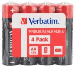 Verbatim ALKALINE BATTERY AA 4 PACK (SHRINK WRAP) (49501) - TechnoGear