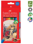 Faber-Castell Színes ceruza Faber-Castell Classic lovag mintás 12 db és 1 GRIP grafitceruza (115852)