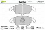 VALEO set placute frana, frana disc VALEO ESSENTIAL 302303 (302303)