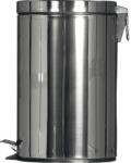 Probbax Rozsdamentes pedálos szemétkosár, 20 l, ezüst