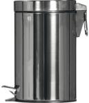 Probbax Rozsdamentes pedálos szemétkosár, 3 l, ezüst