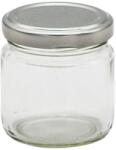 Gastro Befőttes üveg ezüst fedővel, 106 ml, TO53, 6 db