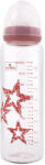 Baby Care Бебешко стъклено шише Lorelli - Anti Colic, 240 ml, Blush Pink (10200880003)