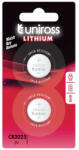Uniross CR2025 3V lítium gombelem 2db/csomag (U2CR2025)