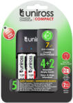 Uniross COMPACT AA AAA 9V [USB] + 4xAA2100 HYBRIO (UCU004A)