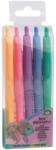 Serve gél toll készlet, 0, 7 mm, pasztell színek, narancs, türkiz, kék, lila, rózsaszín, 5db (SV-BRGEL07B5KRP)