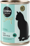 Cosma Cosma Preț special! 6 x 100 g Soup Hrană umedă pisici - Ton cu mazăre verde