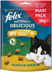 FELIX Felix 3 + 1 gratis! Snackuri pisici - Naturally Delicious Pui & iarba-mâței (4 x 180 g)
