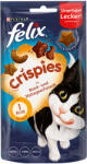 FELIX Felix 3 + 1 gratis! Snackuri pisici - Crispies Vită & pui (4 x 45 g)