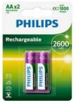 Philips Baterie Philips de 2600 mAh Baterii de unica folosinta