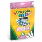 Crayola Set de produse chimice cu pâslă de spălat pastel crayola (12 uds)