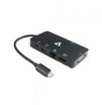 V7 Adaptor USB C la HDMI V7 V7UC-2HDMI-BLK Negru
