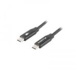 Lanberg Cablu USB C Lanberg CA-CMCM-40CU-0018-BK (1, 8 m) Negru
