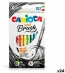 CARIOCA Set de produse chimice cu pâslă Carioca Super Brush Multicolor 10 bucăți (24 bucăți)