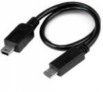 StarTech Cablu Micro USB Startech UMUSBOTG8IN Negru