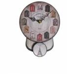 DEKODONIA Ceas de Perete DKD Home Decor pendulă Fier Lemn MDF (14 x 5 x 19 cm)