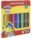 Grafix Set 24 creioane colorate in cutie metalica Carte de colorat