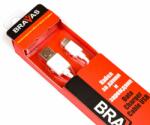 Bravas Кабел BRAVAS USB Type A - Type C, 1м, бял, серт (valp_2058)