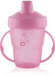 Lorelli Преходна чаша с дръжки и твърд накрайник Lorelli Baby Care - 210 ml, Розова (10230550002) - kindermarket