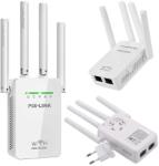 Verk Group Erőteljes Wi-Fi jelerősítő, mini router 300mb/s wps, 61 x 95 x 30mm, fehér