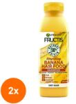  Garnier Fructis Hair Food Banana pentru parul uscat 350 ml Set 2x