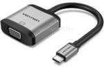 Vention USB-C -> VGA (0, 15m Szürke Aluminum Ötvözet) konverter (TDFHB) (TDFHB)