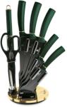 Berlinger Haus Késkészlet akril állvánnyal 8 db-os - smaragdzöld (BH/2563)