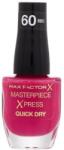 MAX Factor Masterpiece Xpress Quick Dry lac de unghii 8 ml pentru femei 250 Hot Hibiscus