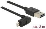 Delock 83856 Easy USB 2.0 A/Easy USB 2.0 Micro-B kábel (83856)