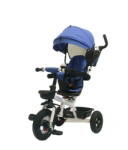 Tesoro Tricicleta pentru copii, TESORO, Negru/Bleumarin (TESORO BT-10 Frame White-Blue)