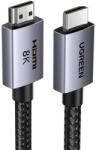 UGREEN extra erős HDMI 8K fonott kábel, 1m (fekete)