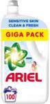 Ariel Sensitive Skin Clean & Fresh folyékony mosószer, 100 mosáshoz, 5L