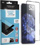 MyScreen Samsung S21 MyScreen Diamond Edge 5D kijelzővédő üvegfólia fekete