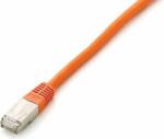Equip S/FTP CAT6a Patch kábel 2m - Narancssárga (605671)