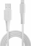 Lindy 31325 USB-A apa - Lightning apa 2.0 Adat és töltő kábel - Fehér (0.5m) (31325)