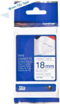 Brother Tape TZeFA4B 18mm Blue on White background Thermo sticky 3M (TZEFA4)