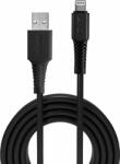 Lindy 31319 USB-A apa - Lightning apa 2.0 Adat és töltő kábel - Fekete (0.5m) (31319)