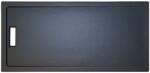 Belform Cadita dus dreptunghiulara acril aspect piatra Belform Celesta Slim 170x80 cm, negru (27CD6011)