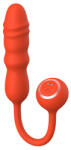 Chisa-novelties Chisa Kissen Glitz Vibration + Thrusting Dual Orgasm Vibrator Red Vibrator