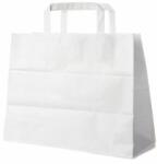 WIMEX Pungă de hârtie albă 32+16 x 27 cm [50 buc]