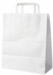 WIMEX Pungă de hârtie albă 32+16 x 39 cm [50 buc]