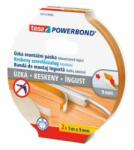 tesa Bandă de montare, îngustă, 2 x 9 mm x 5 m, TESA, "Powerbond", 5m