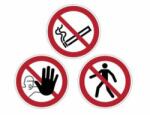 Durable Semn pentru interzicerea fumatului pe podea Fumatul interzis