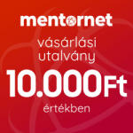 Szolgáltatás MentorNet vásárlási utalvány 10.000 Ft értékben (VASU10000)