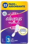 Always Platinum Day & Night Szárnyas Egészségügyi Betét, 22 db - bevasarlas