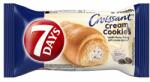 7DAYS Cream & Cookies croissant vaníliaízű töltelékkel és kekszdarabokkal 60 g